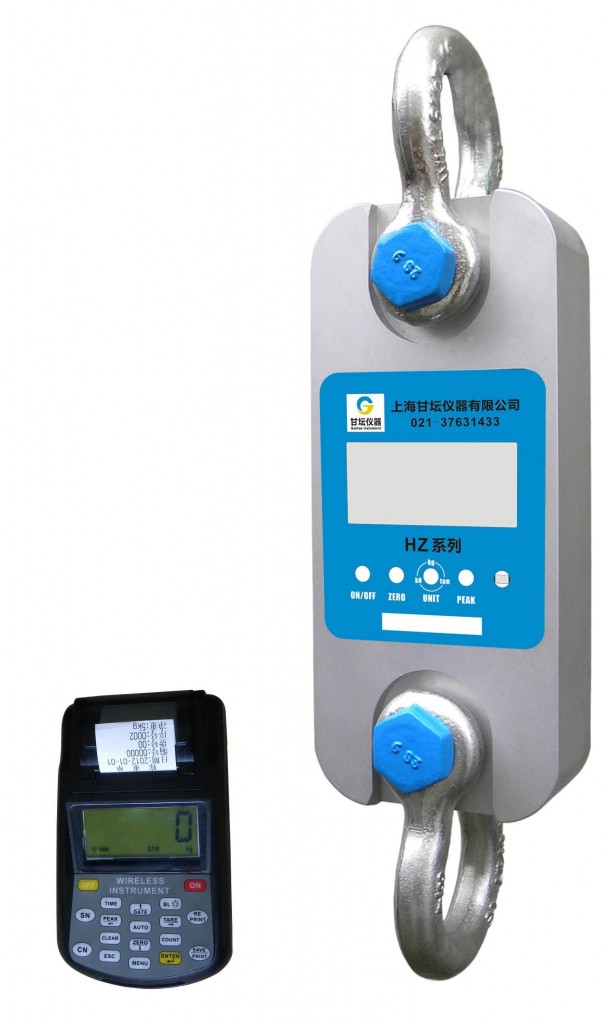 打印式測力儀cap-1000kg 可以存儲2000條稱重記錄